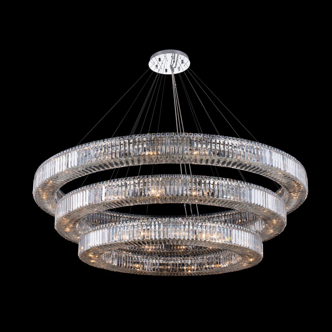 Rondelle 3 Tier Pendant