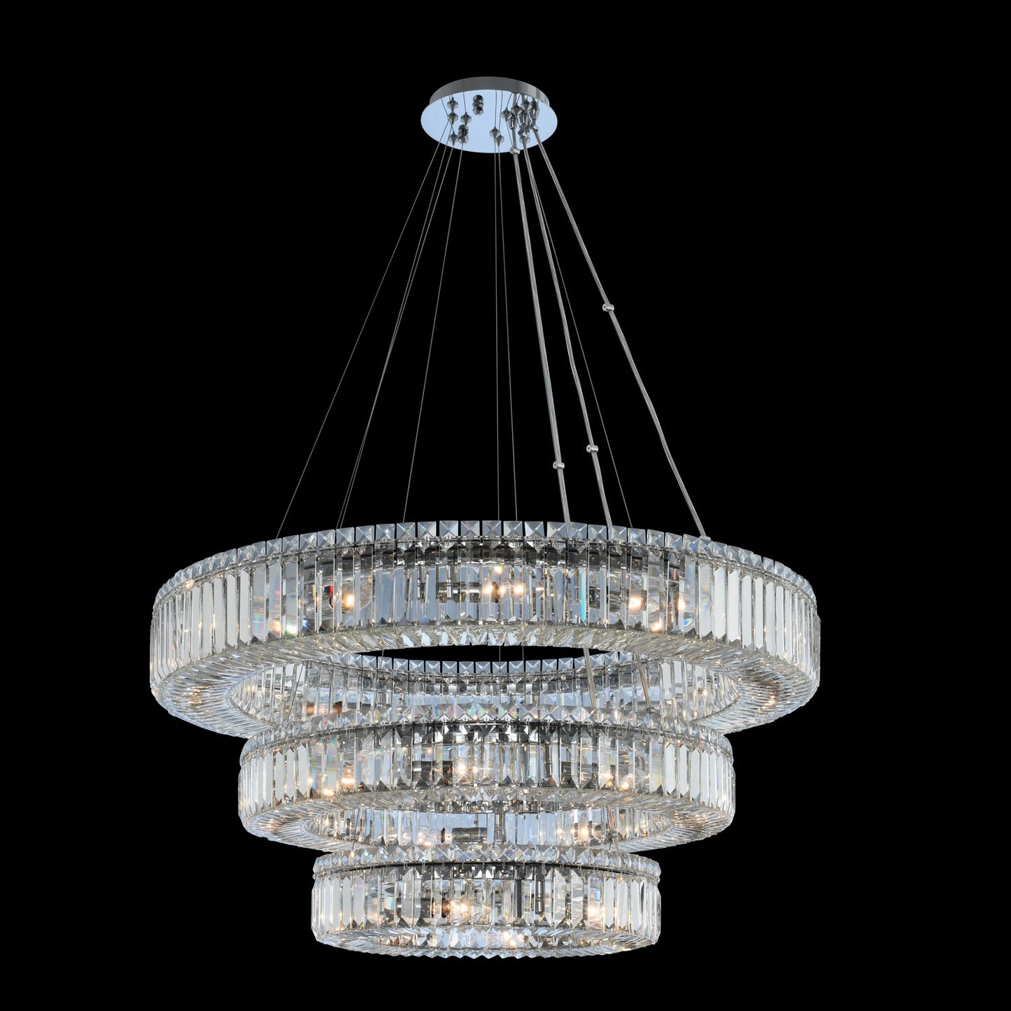 Rondelle 3 Tier Pendant