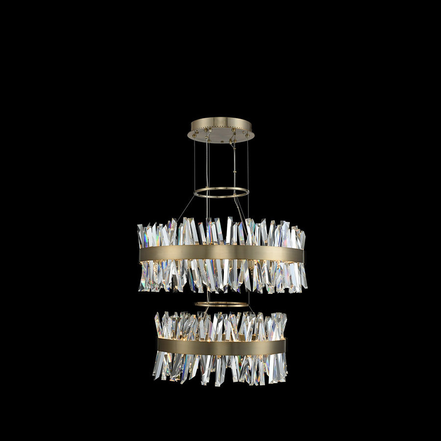 Chisel 2 Tier LED Pendant