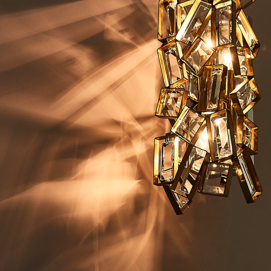 Modular Crystal Wall Sconce