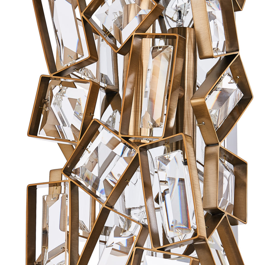 Modular Crystal Wall Sconce