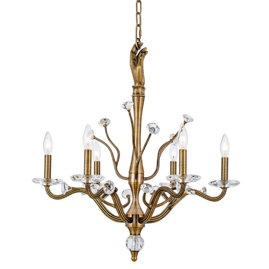Ilumine Six Light Chandelier