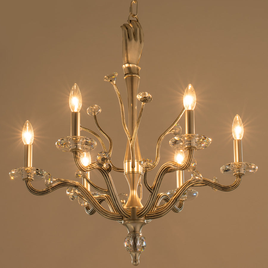 Ilumine Six Light Chandelier