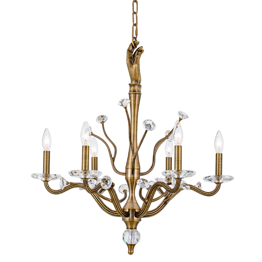 Ilumine Six Light Chandelier