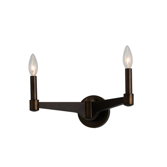 Stained Wood Wall Sconce