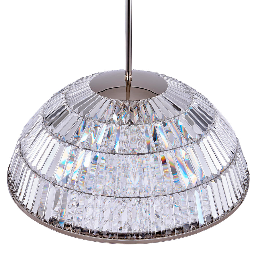 Dome LED Crystal Pendant