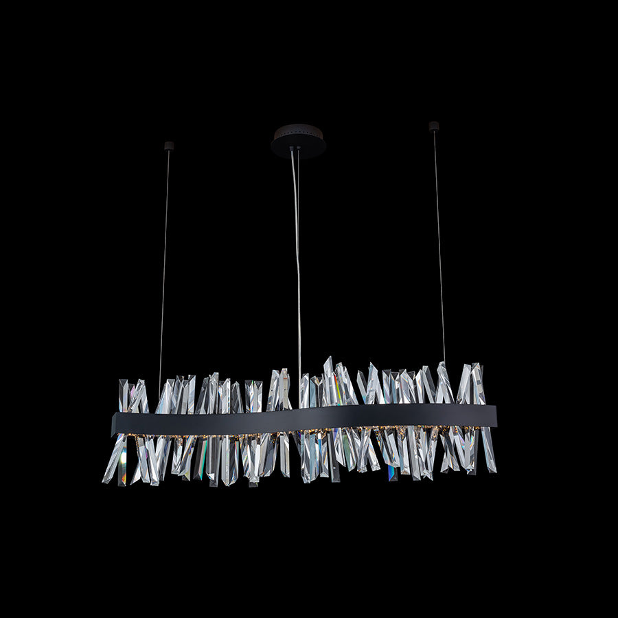 Chisel LED Wave Island Light