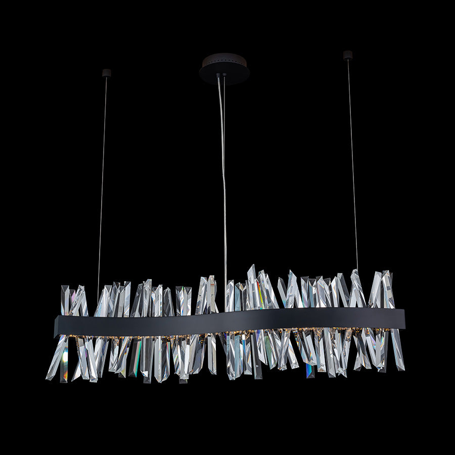 Chisel LED Wave Island Light