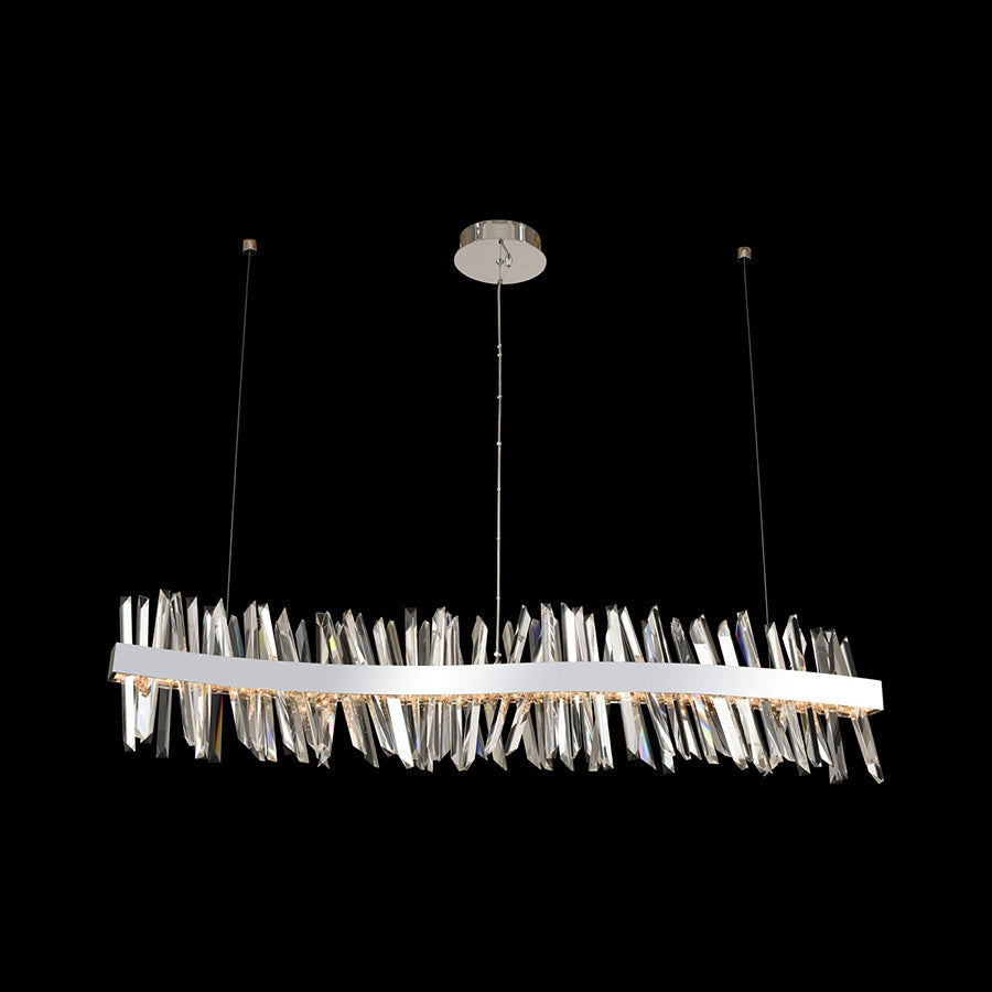 Chisel LED Wave Island Light