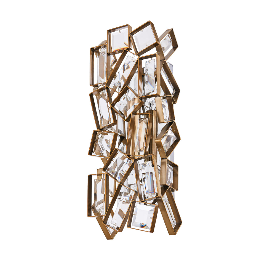 Modular Crystal Wall Sconce