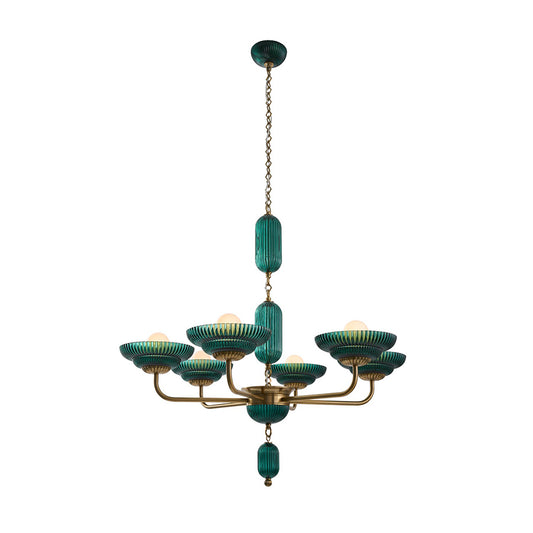 Peacock Green Chandelier