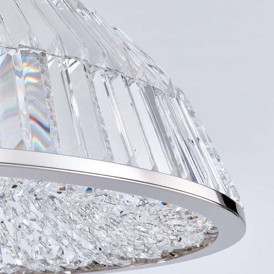 Dome LED Crystal Pendant